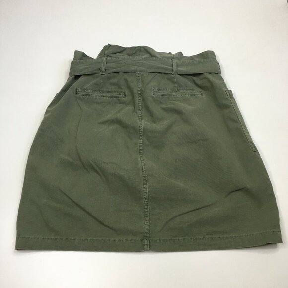 JOE'S Jeans Green Belted Carrot top Waist Denim Skirt - Picture 9 of 11